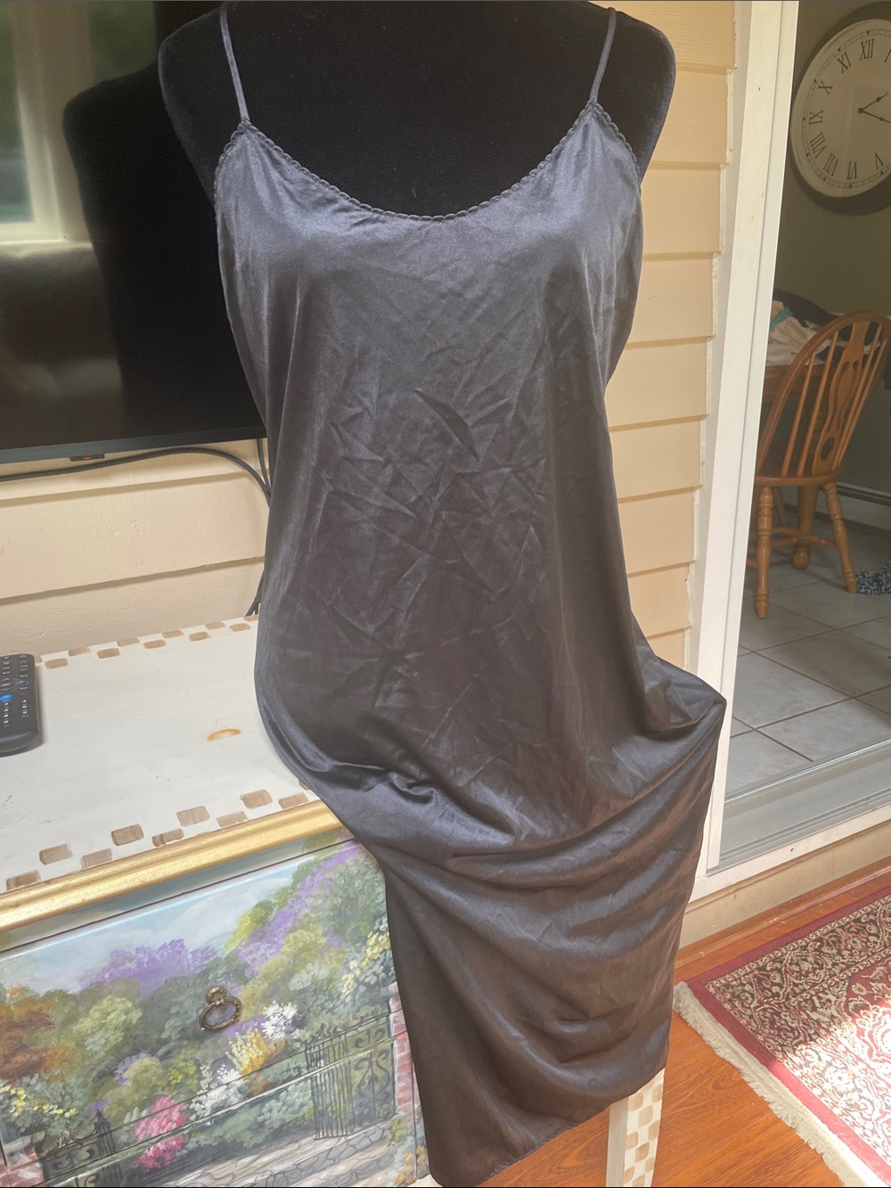 Vassarette Satin Slip Dress